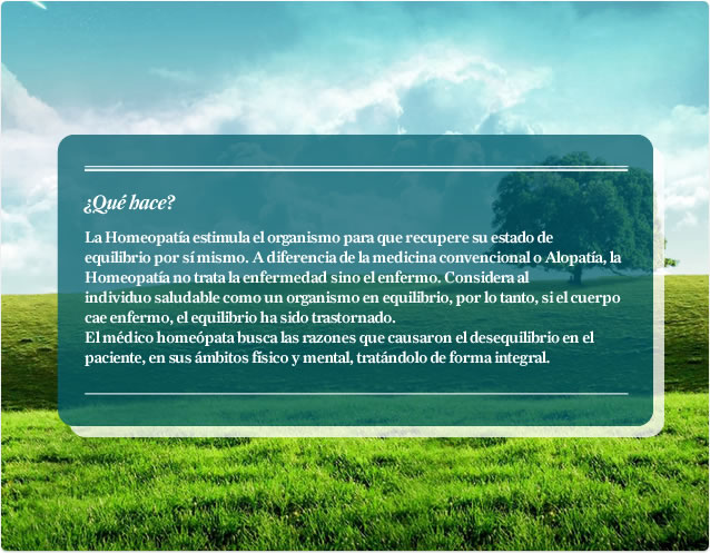 Homeopatía